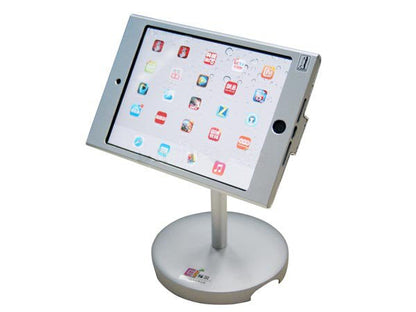 SYSTEM-S abschließbarer Anti- Diebstahl Halterung Messe Präsentations Tisch Display Ständer Haltearm Stand Mount Halter für iPad mini