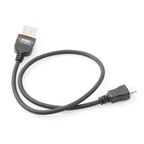 System-S 30 cm High Speed Micro USB Ladekabel für doppelt so schnelles Aufladen Double Time charging doppelte Ladegeschwindigkeit 2x Schneller