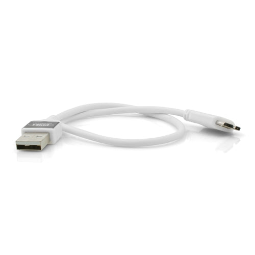 System-S 30 cm High Speed Micro USB 3.0 Ladekabel für doppelt so schnelles Aufladen Double Time charging doppelte Ladegeschwindigkeit 2x Schneller in weiß