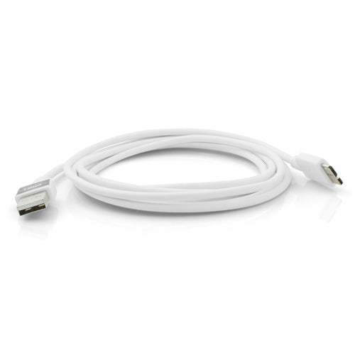 System-S 2 m meter High Speed Micro USB 3.0 Ladekabel für doppelt so schnelles Aufladen Double Time charging doppelte Ladegeschwindigkeit 2x Schneller in weiß