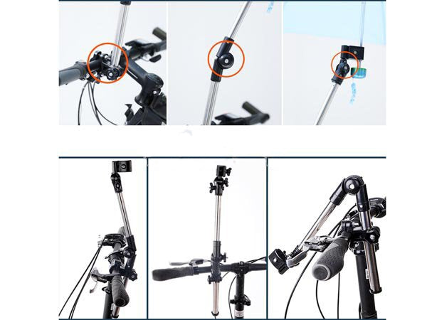 System-S verstellbare Fahrrad Regenschirm-Halterung-Befestigung