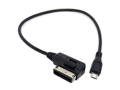 System-S KFZ Auto Micro USB Ladekabel für VW Audi Media in AMI MDI 25 cm