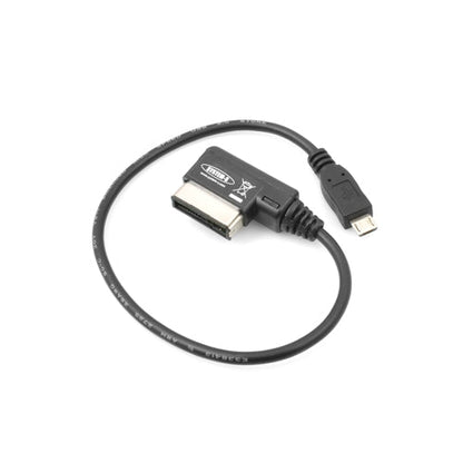 System-S KFZ Auto Micro USB Ladekabel für VW Audi Media in AMI MDI 25 cm