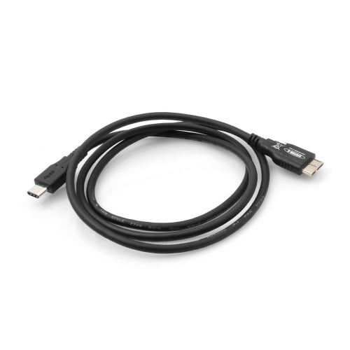 System-S USB 3.1 Type C (male) zu USB 3.0 Micro B (male) Kabel Verlängerung (ca.100 cm)