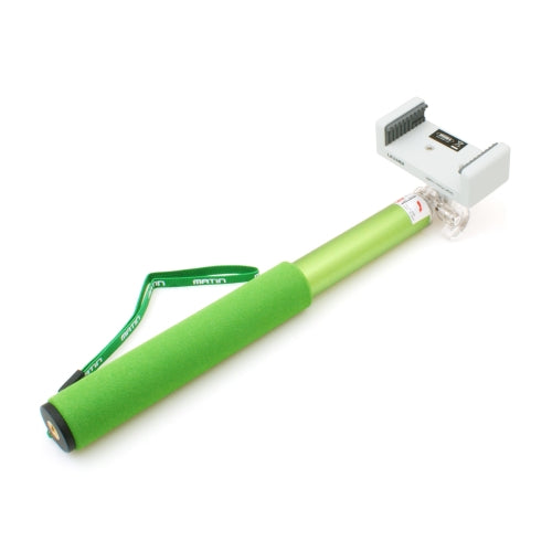 SYSTEM-S Matin Selfie Stange Stick Stab Monopod Teleskop ca. 25cm - 100cm Selfiestick Halter für Kameras Smartphones Handys von 5,5cm - 9cm (1/4 Schraube)
