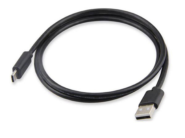 System-S USB 3.1 Type C to USB 2.0 Male Data Cable Charging Cable 80 cm