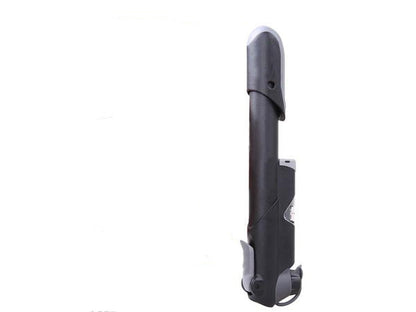 System-S bicycle air pump for check valves with pressure indicator black 