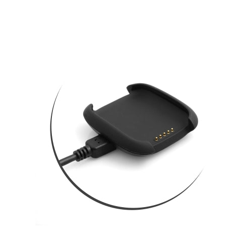 SYSTEM-S USB 2.0 Kabel 80 cm Ladekabel für Asus Zen Watch Smartwatch in Schwarz
