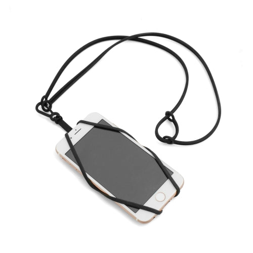 SYSTEM-S Smartphone Halsband Umhängeband Trageband von System-S in Schwarz