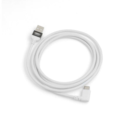 USB 3.1 Type C 90° right angled to USB 2.0 A cable 100 cm in white