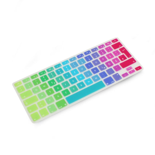 System-S Silicone Keyboard Cover AZERTY French Keyboard Cover Protector for MacBook Pro 13 inch 15 inch 17 inch iMac MacBook Air 13 inch in Rainbow Colors 