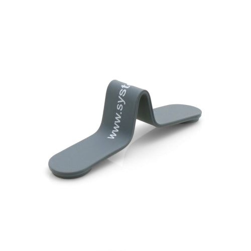 System-S Magnet Clip Cable Tie Cable Clip for Headphones Cable Earphones in Gray