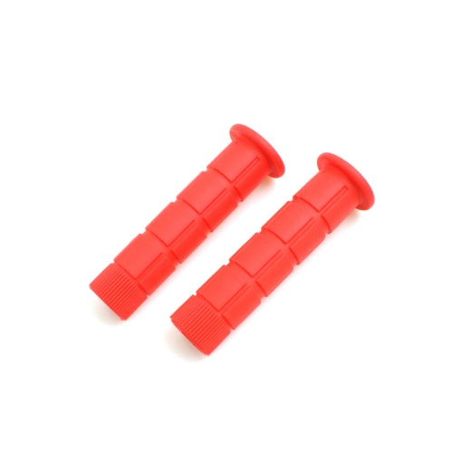 System-S rubber bicycle grips bicycle handle handlebar grips handlebar grips handle for bicycle bike BMX MTB in red 