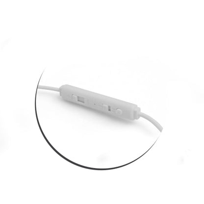 SYSTEM-S Einohr Anti-Strahlung Anti-Radiation Headset Kopfhörer mit Schallschlauch Weiß