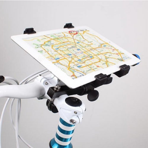 SYSTEM-S Tablet PC Halter Lenker Halterung für Laufband und Heimtrainer im Innenraum