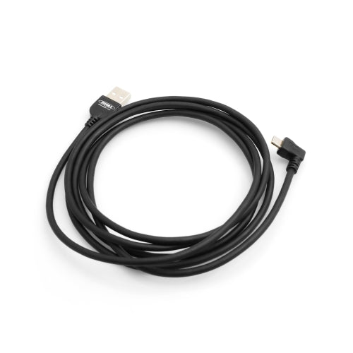 SYSTEM-S Micro USB 2.0 cable angled 90 degree angle plug (left/male) data cable and charging cable 140 cm