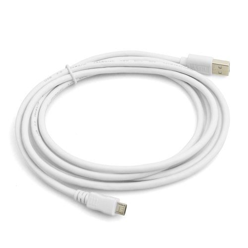 System-S Micro USB 2.0 Kabel Datenkabel und Ladekabel in weiß 100 cm