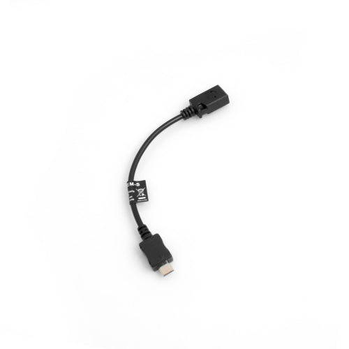 SYSTEM-S Micro USB (male) zu Mini USB (female) Adapter Datenkabel Ladekabel Verlängerung 15 cm