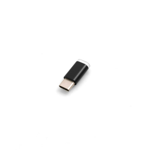 SYSTEM-S USB 3.1 Typ C Stecker auf Micro USB 2.0 Buchse Converter Adapterstecker in Schwarz