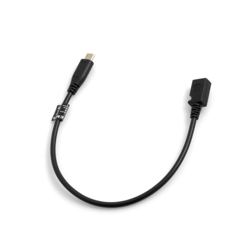 SYSTEM-S USB 3.1 Type C cable male to Micro USB 2.0 female input converter data cable charging cable extension 28 cm
