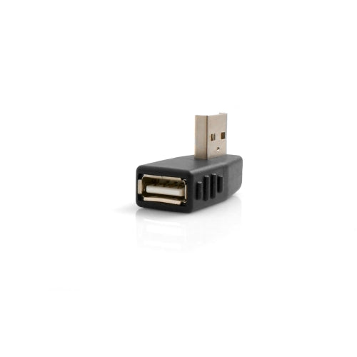 SYSTEM-S USB Type A female to USB Type A male 90° right angled adapter
