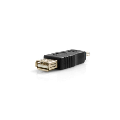 SYSTEM-S OTG Adapter USB A Host Eingang zu Mini USB Stecker Adapter Stecker On-The-Go Host Kabel