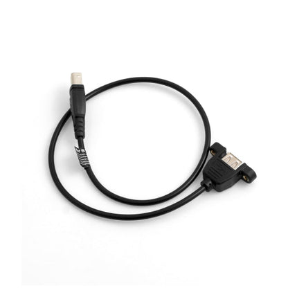 SYSTEM-S USB Typ B Stecker zu USB 2.0 Typ A Buchse Kabel Panel Mount Plattenmontage Verlängerungskabel