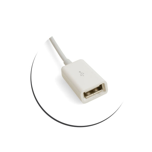 SYSTEM-S USB A female to USB A male data cable charging cable 100 cm
