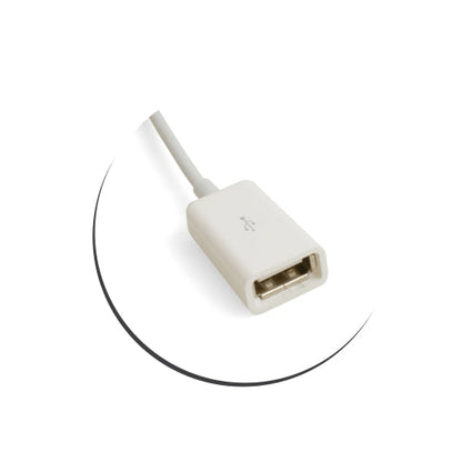 SYSTEM-S USB A female to USB A male data cable charging cable 100 cm