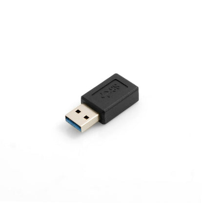 SYSTEM-S USB A 3.0 male to USB 3.1 Type C female cable adapter