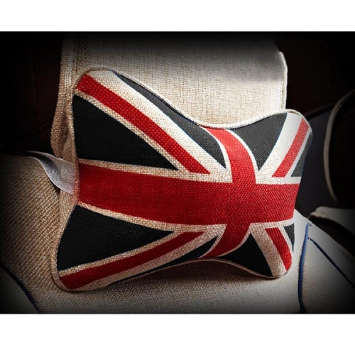 SYSTEM-S KFZ Auto Head Pillow Neck Pillow Pillow Headrest United Kingdom Style 