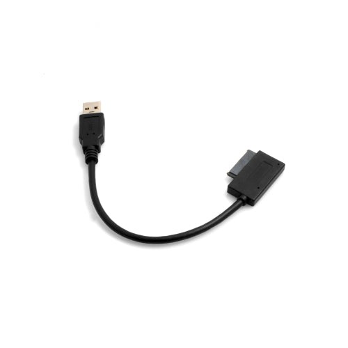 SYSTEM-S USB Type A 3.0 (male) to 7 + 6 13-pin Slimline SATA Laptop CD/DVD ROM Optical Drive Cable 