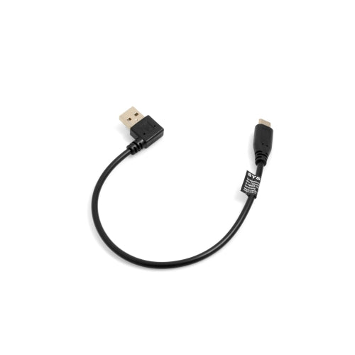 SYSTEM-S USB 3.1 Type C Stecker zu USB A 2.0 90° Grad Rechts gewinkelt Stecker Kabel Datenkabel Ladekabel 28 cm