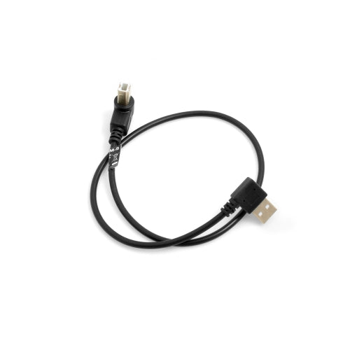 SYSTEM-S USB A (male)90° Grad rechts gewinkelt zu USB Typ B (male) 90° rechts gewinkelt Kabel 50 cm