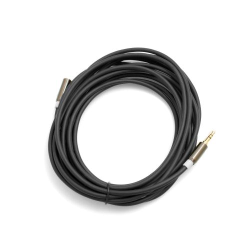 SYSTEM-S 3.5mm jack AUX stereo plug to 3.5mm jack AUX stereo socket 490cm 3-pin