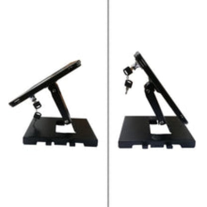 SYSTEM-S Abschließbare Tisch und Wand Halterung für iPad Pro 11,0 Zoll (2018, 2020, 2021)  Air 4 10.9" (2020)