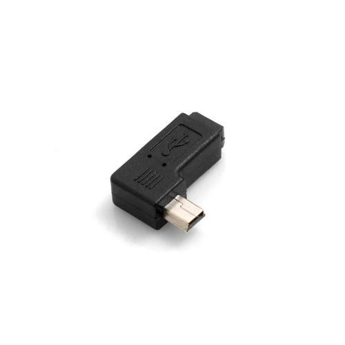 Mini USB (Female) auf Mini USB (Male) 90° Links gewinkelt Winkelstecker Adapter