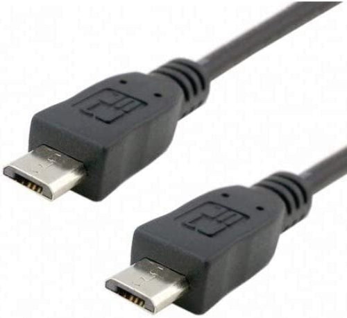 System-S Micro USB plug to Micro USB plug cable 100cm