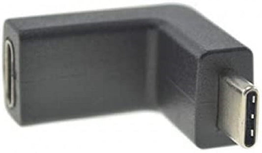 System-S USB Type C male to C female adapter angle
