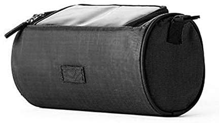 SYSTEM-S 2in1 handlebar bag bicycle mount bicycle bag shoulder bag protective cover for 4.8 inch devices smartphones in black