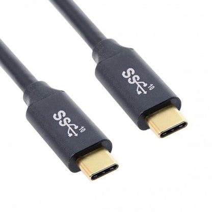 SYSTEM-S USB Type C 3.1 cable to USB Type C 3.1 Gen 2 100W Gbit/s 200cm 