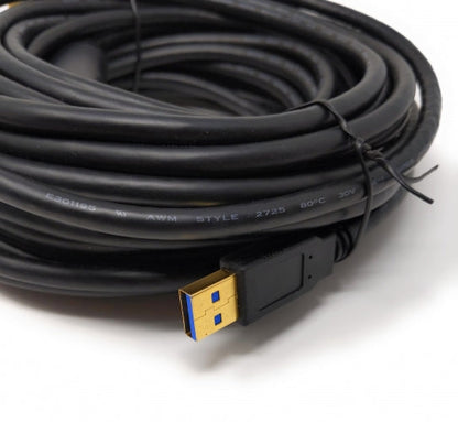 SYSTEM-S 10M USB Typ C 3.1 Kabel auf USB Typ A 3.0 Daten GL3523 Repeater für Tablet & HDD