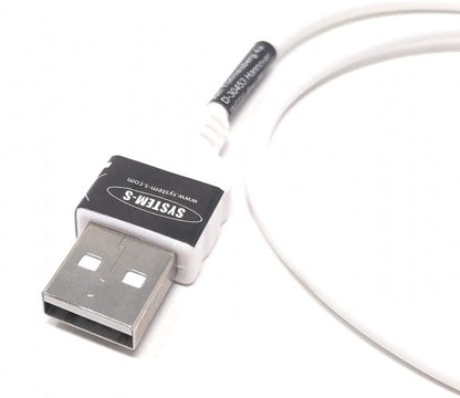 System-S Micro USB 2.0 Cable 200 cm Left Angled