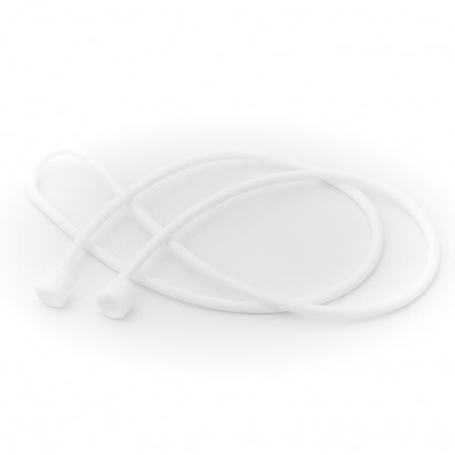 System-S 5x Silicone Holder for AirPods Headphones in White 