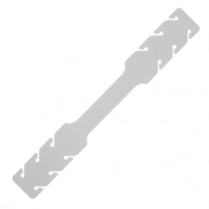 SYSTEM-S Silicone Mask Strap Rubber Band Mask Extension with Adjustment Buckles in White