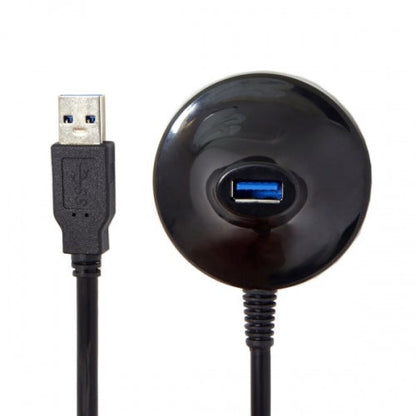 System-S USB Kabel Typ A 3.0 (male) auf USB Typ A 3.0 (female) Desktop Verlängerungskabel 70  cm