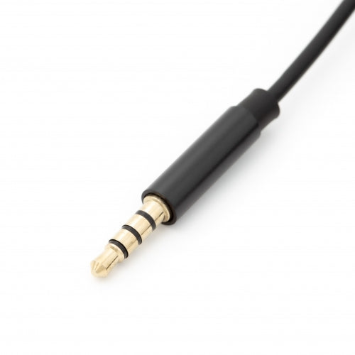 System-S 3,5mm Klinkenstecker AUX Audio Mikrofon Lavaliermikrofon für Interview YouTube Videokonferenz Podcast Diktat