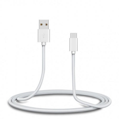 SYSTEM-S USB 3.1 cable 5 m Type C male to 2.0 Type A male cable in white