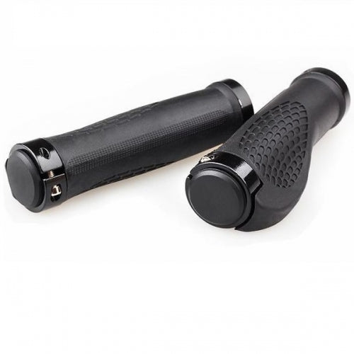 System-S rubber bicycle grips bicycle handle handlebar grips handlebar grips handle for bicycle wheel in black