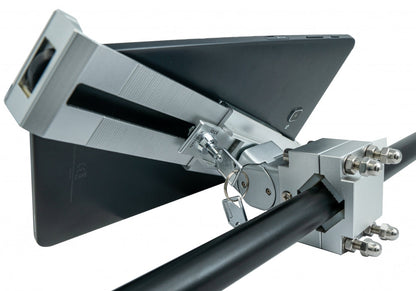 SYSTEM-S pole mount with lock for tablets from 9" to 13" 